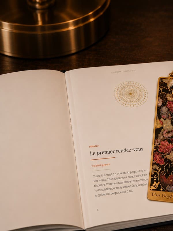 L'Heure Juste — carnet Still Room ouvert sur la première semaine